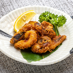 イカの下足揚げ