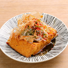 葱じゃこ厚揚げ