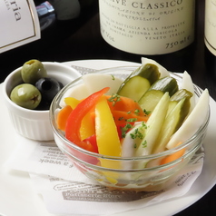 自家製ピクルス&オリーブ