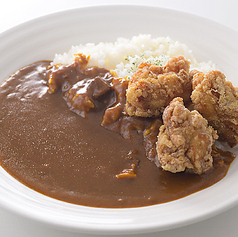 鶏から揚げカレーライス