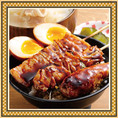 焼鳥3本と玉子で焼鳥親子丼！鶏串・豚串・つくね串の最強トリオでしかも野菜豚汁つき！自家製の焼鳥ダレがご飯と絡んだ自慢の丼ランチです。