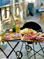 街中の隠れ家でプライベートBBQが出来るお店。