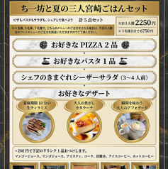 ちー坊と夏のコース写真
