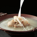 【水炊き鍋】凝縮された雫、華味鳥の水たきスープ