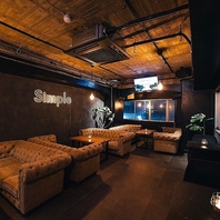 チルタイムにも最適なリラックス空間