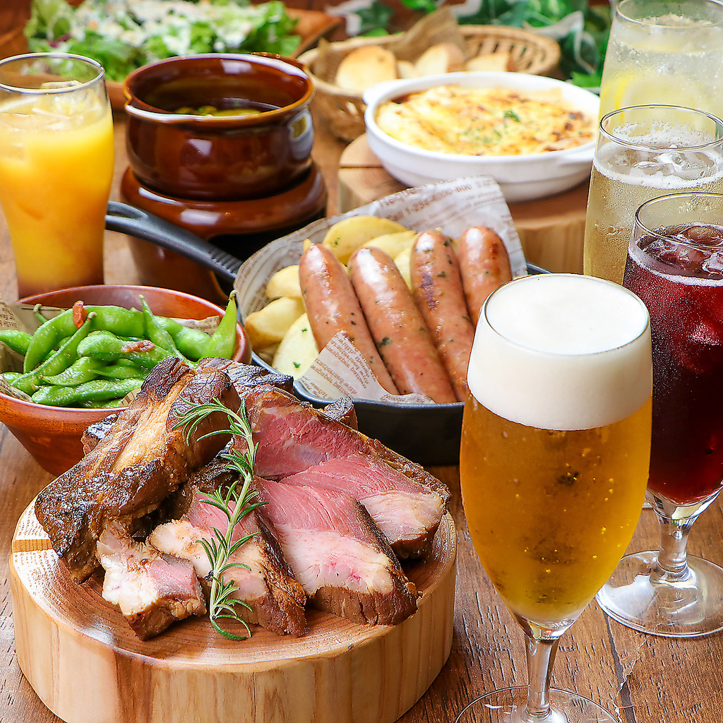 【夏季限定】2024年9月末まで！テラス席でビアガーデンをご堪能いただけます！