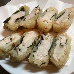 ささみの梅しそ竜田揚げ