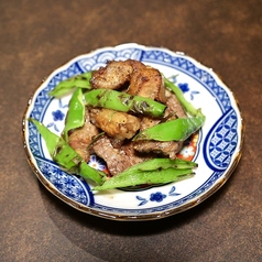 仔羊もも しし唐ハーブマリネ焼き