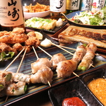 新鮮なお野菜をジューシーな豚肉で包んだ串巻き野菜串がおススメ！