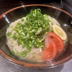 ネギまみ冷麺