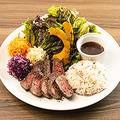 料理メニュー写真&nbsp;牛赤身ステーキプレート 100g