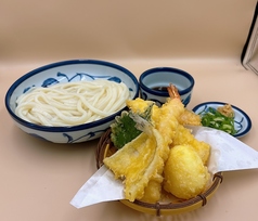 海鮮天ざるうどん（冷）