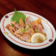 【鹿児島】地鶏ももたたき　柚子胡椒添え