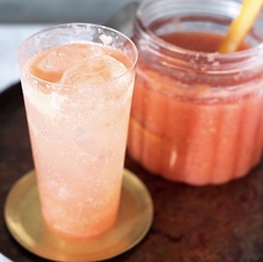 木陽火のレモンスカッシュ(ノンアルおろし桃レモン)