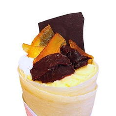 プレミアム生チョコあまなつピールクレープ