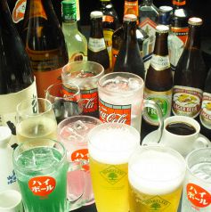 わがまま飲み放題◇最後の1杯を飲み終えてから時間延長