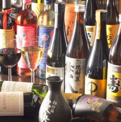 お酒の種類は豊富！