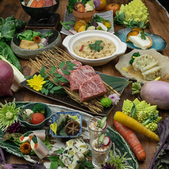 花様 かよう ka-you 京橋京阪モール 野菜割烹の自然派和食店のコース写真