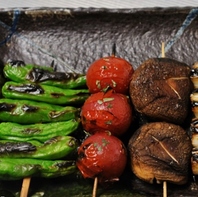 炭火香る甘～い野菜串