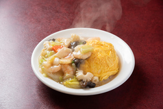五目天津飯(醤油・塩)