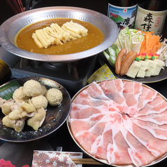 天 A5和牛 すき焼き しゃぶしゃぶのコース写真