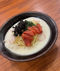 明太子と大葉の冷製パスタ~ヴィシソワーズ~