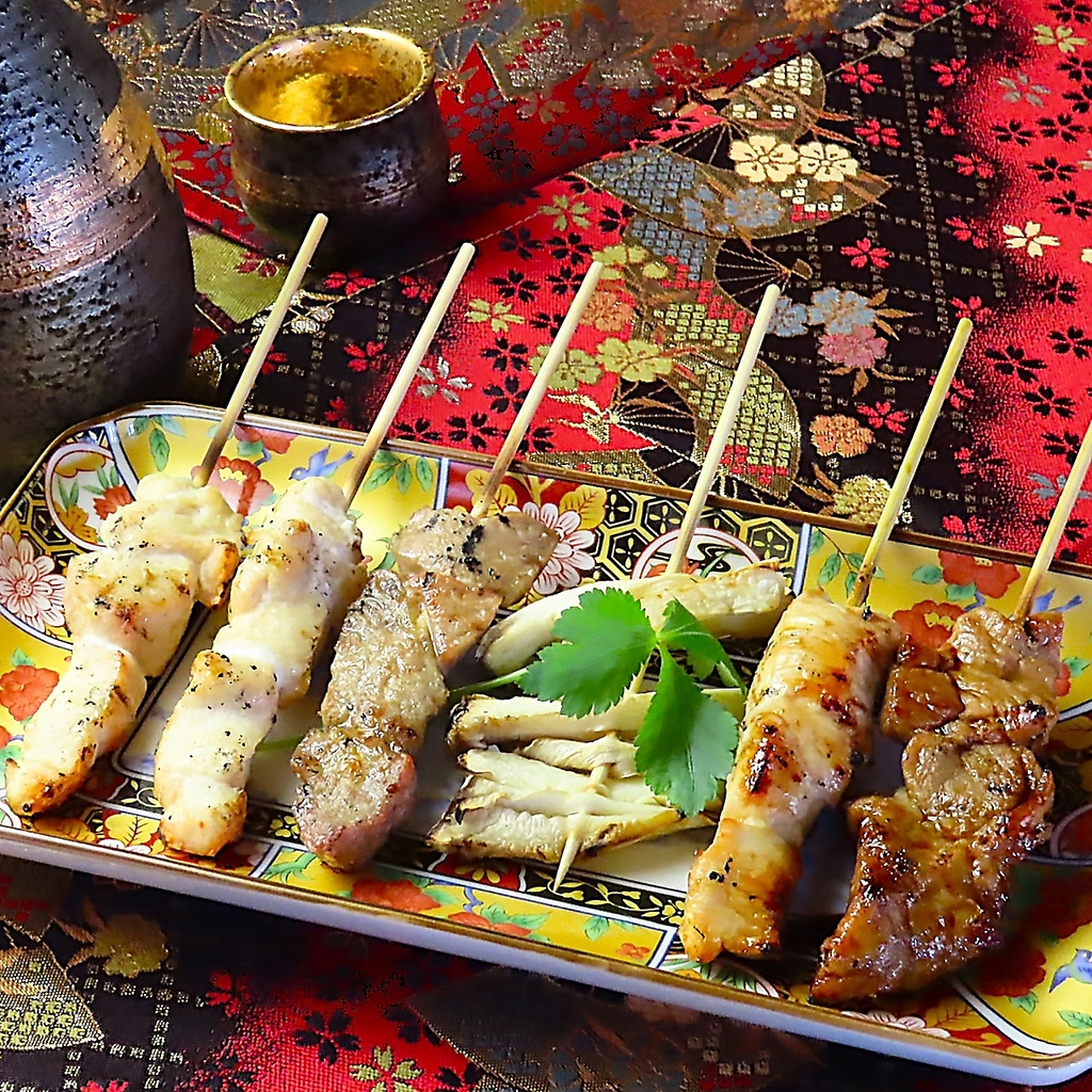 毎日、営業前に手打ちで仕上げた串焼きです！１つ１つ丁寧に仕込んでおります★