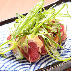 鴨のタタキ ネギまみれ