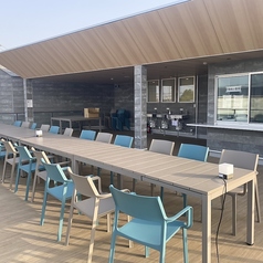 全席テラス席となっておりますので開放感満載でお楽しみ頂けます！