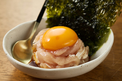 韓国風鶏ユッケ