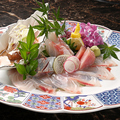 料理メニュー写真&nbsp;みやび厳選天然魚の刺盛り五種 一人前