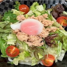 ツナと温玉のサラダうどん　単品