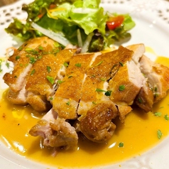 国産若鶏のオーブン焼き ～レモンバターソース～