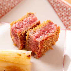 【素材の味を活かした味わい】牛カツの写真