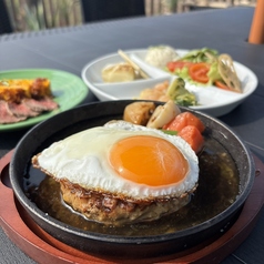 和風ソースのエッグハンバーグ
