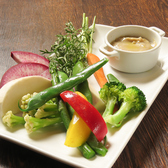 新鮮な野菜を使ったお料理も多数ご提供!