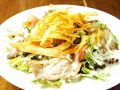 料理メニュー写真 豚の岩塩焼シーザーサラダ/ポテトサラダ
