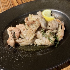 鶏せせりの炭火焼き レモン焦がしバターソテー