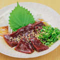 料理メニュー写真&nbsp;馬レバー刺し