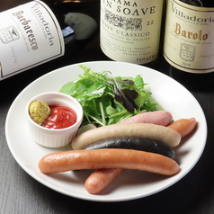 ソーセージ4種盛合わせ