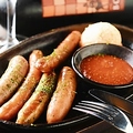 料理メニュー写真&nbsp;ソーセージ盛り合わせ