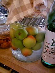 自家製梅酒あります☆