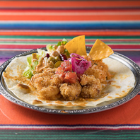 「ポップコーンシュリンプ」海老の旨味広がる贅沢な味♪