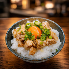 ハーフ肉飯丼