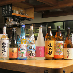 焼酎も流行りのものから定番ものまで揃えております♪