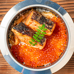 鮭とイクラのハラコ釜飯