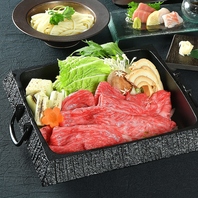 単品すき焼き、しゃぶしゃぶメニューもございます。