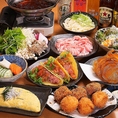 定番のサントリー生ビールや角ハイボールはもちろん、サワー各種や充実のお茶割、さらには料理と相性抜群の日本酒まで◎幅広いラインナップでご用意しております。気分や好みに合わせて選べる多彩なドリンクで、美味しい料理とともに至福のひとときをお過ごしください。
