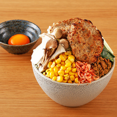 きのこキーマカレーもんじゃ