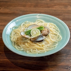 ハマグリ出汁パスタ